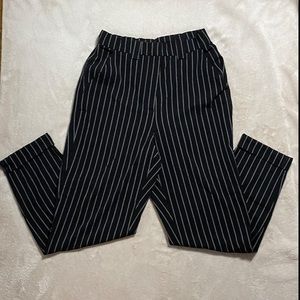 Garage Pinstripe Jumpsuit Pants